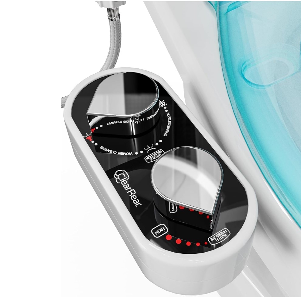 CLEAR REAR Bidet Attachment